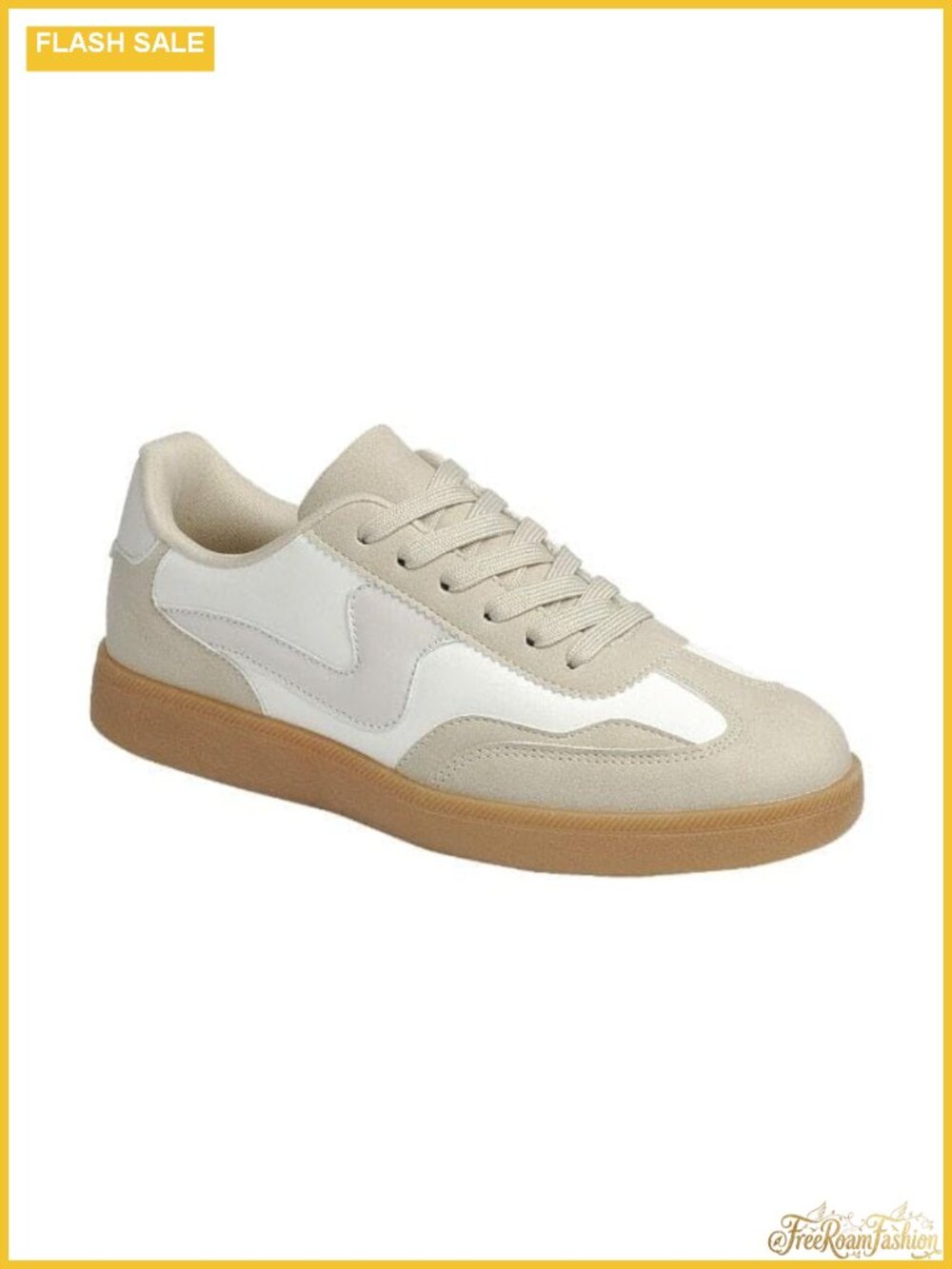 Low Top Lace-Up Fashion Sneakers Casual Comfortable Lightweight Sneakers